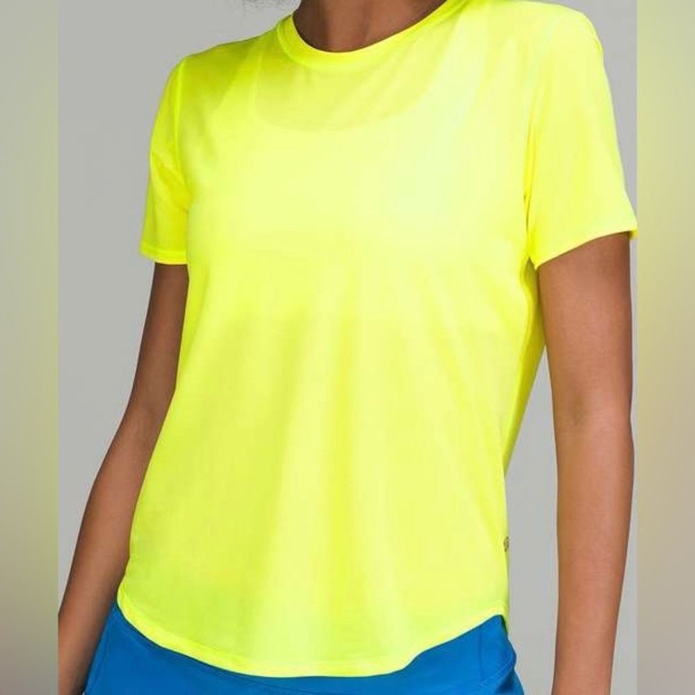 neon yellow athletic t shirt
